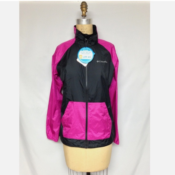 Columbia Women's Tabor Point Windbreaker WL0128-011Multi Small NWT $60 - Picture 1 of 4